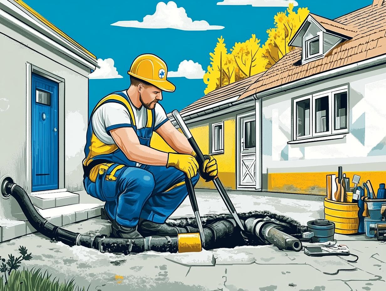 Гидродинамическая очистка канализации